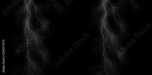 Lightning storm background with electric flashes, dark and dramatic