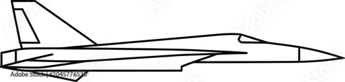 Φωτογραφία Minimalist black and white line art of a modern high-speed train