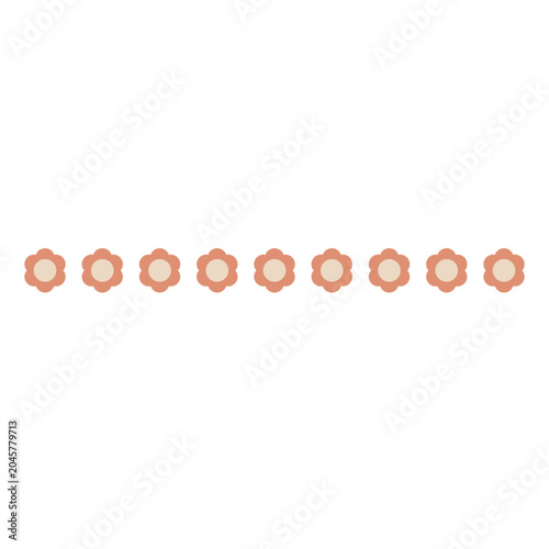 Flower Illustration Paper Notebook Floral Page Vector Edge
