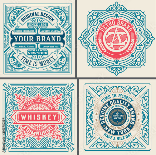 Vintage Liquor Label
