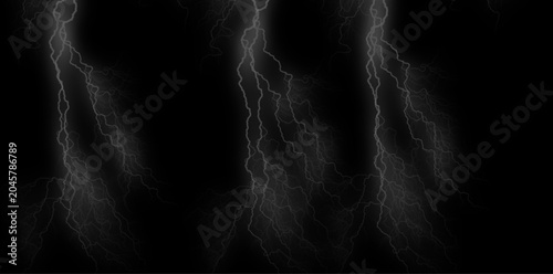 Dramatic lightning storm background with electric flashes, dark and moody atmosphere