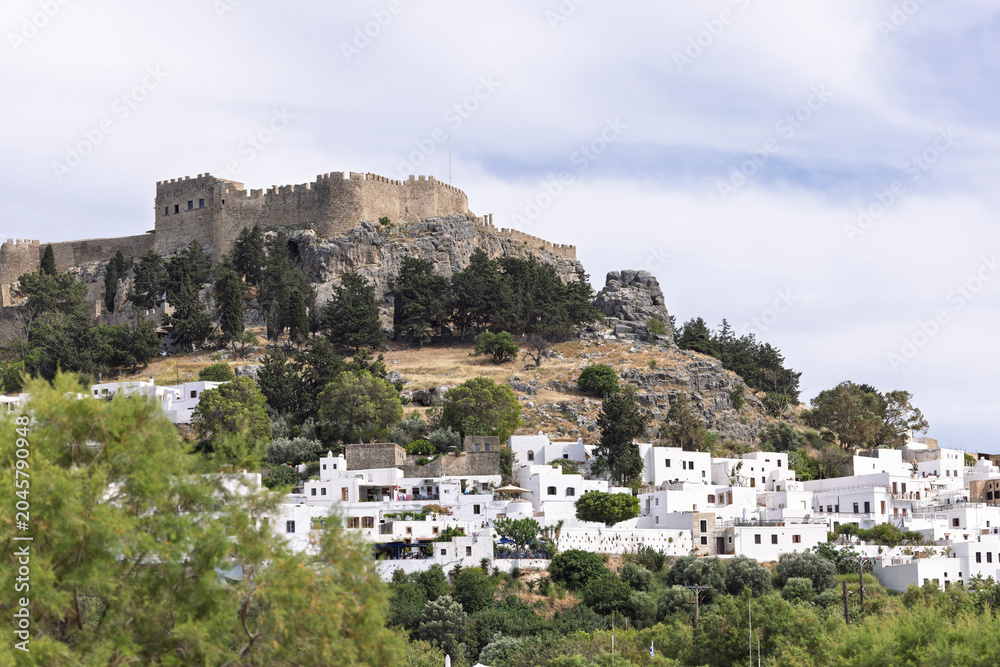 Obraz premium Near Lindos on Rhodos Island, Greece