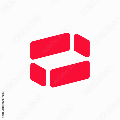 abstract geometric logo vector icon illustration