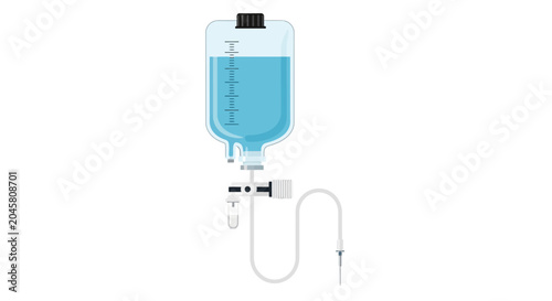 IV drip medical equipment.