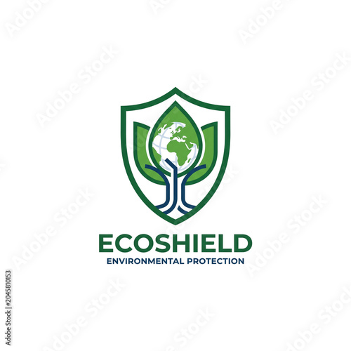 Eco Shield Sustainable Leaf Guard Logo