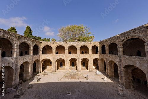 in the old town of Rhodos on Rhodos Island, Greece