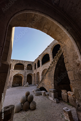 in the old town of Rhodos on Rhodos Island, Greece