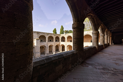in the old town of Rhodos on Rhodos Island, Greece