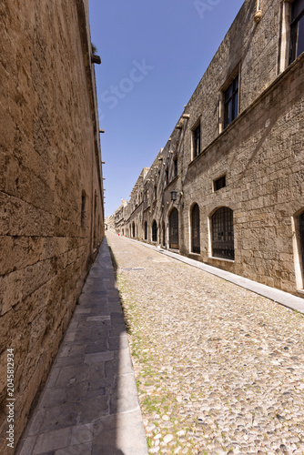 in the old town of Rhodos on Rhodos Island, Greece