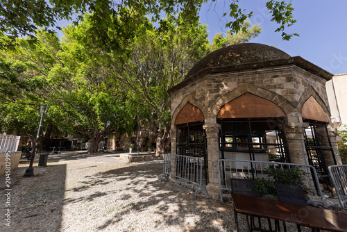 in the old town of Rhodos on Rhodos Island, Greece
