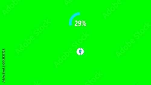 ​2D animation of drug antagonism interaction on green screen chroma key