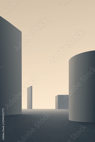 Abstract Monumental Vector Collection.	