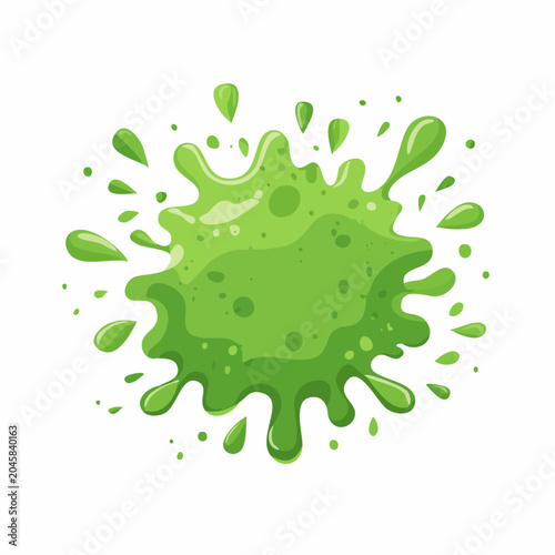 Green Slime Splatter