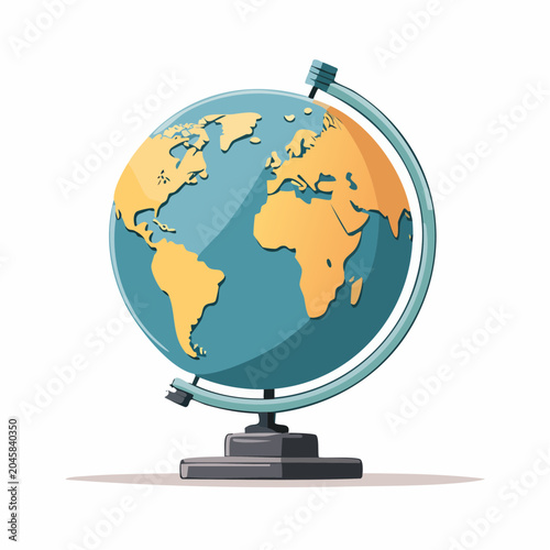 Stylized Globe on Stand