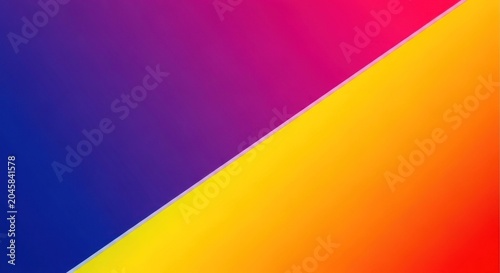 A vibrant, colorful abstract background featuring a diagonal split of bright yellow and purple hues, with a soft gradient effect.