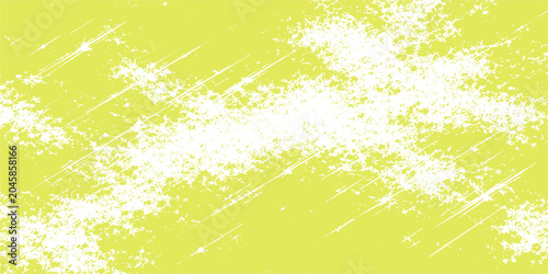 Tableau sur toile Bright Sky Effect: An abstract graphic illustration of streaks of white light or clouds against a bright yellow background, evoking a sense of dynamism and energy
