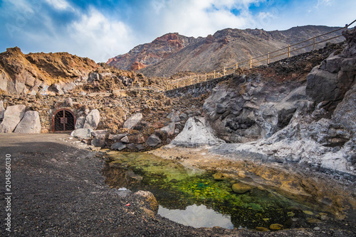 Canvas Print Landscape of Echentive Beach (La Palma, Spain)