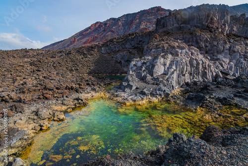 Billede på lærred Landscape of Echentive Beach (La Palma, Spain)