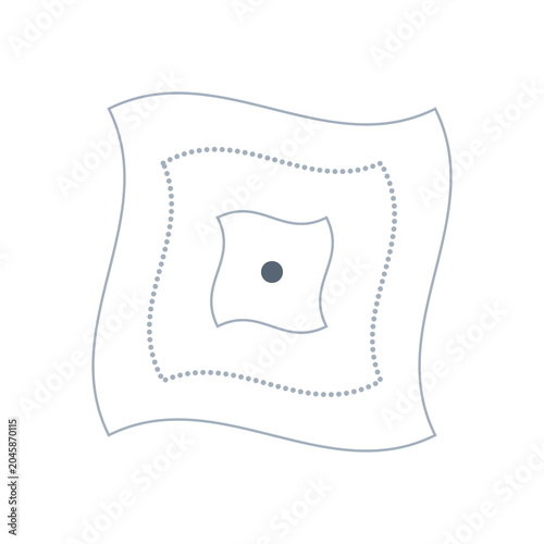 Geometric shapes, abstract design elements, vector icons, blue lines, dotted patterns