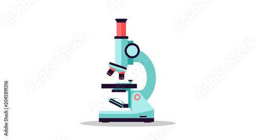 Fotografie Modern Microscope Illustration