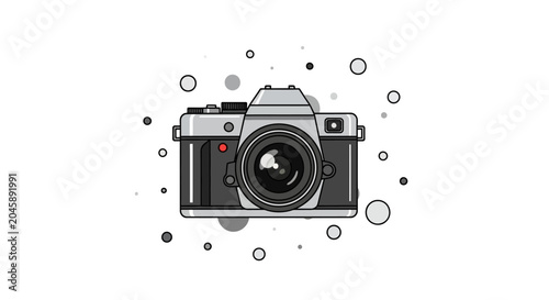 фотографія Retro Camera Illustration