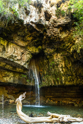 Forest Waterfall in the Mountains of Sardinia