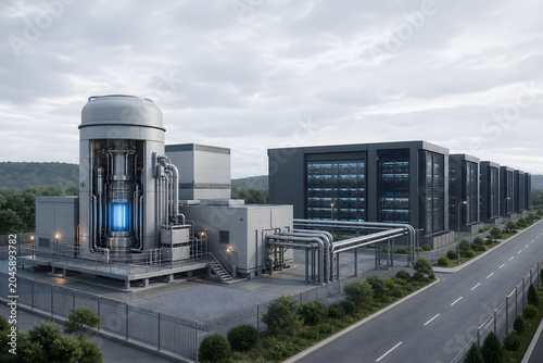 Modular reactor powering modern data center campus