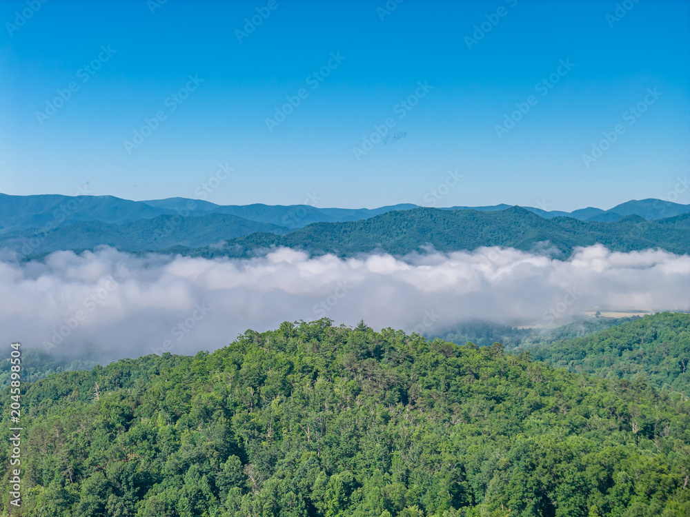 Obraz premium blue ridge mountains
