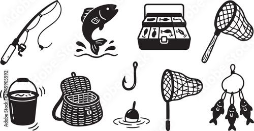 Photos Black and white of tennis and badminton sports equipment tennis racket badminton