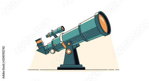Schilderij op canvas Telescope for Astronomy