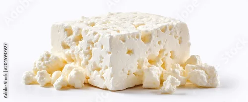 Obraz  z motywem Fresh cottage cheese is a creamy protein-rich dairy option for nutritious meal planning.
