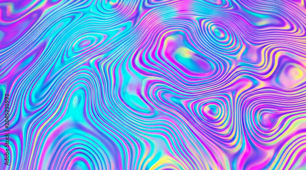 Fototapeta premium Colorful abstract heatmap pattern gradient wavy line pastel texture dreamy background. colourful map science spectrum. heat temperature technology, gradient thermal abstract, digital background