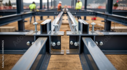 Modern Automated Conveyor Production Line in Manufacturing Facility