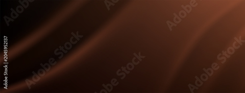 Fotografía Chocolate gradient background with silk or satin abstract brown pattern
