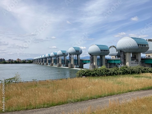 Sluice gates on Japanese rivers.