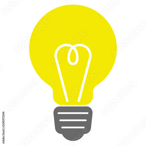vector light bulb 