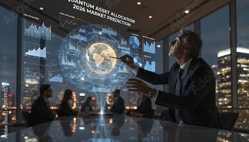 Quantum asset allocation 2026 market prediction display