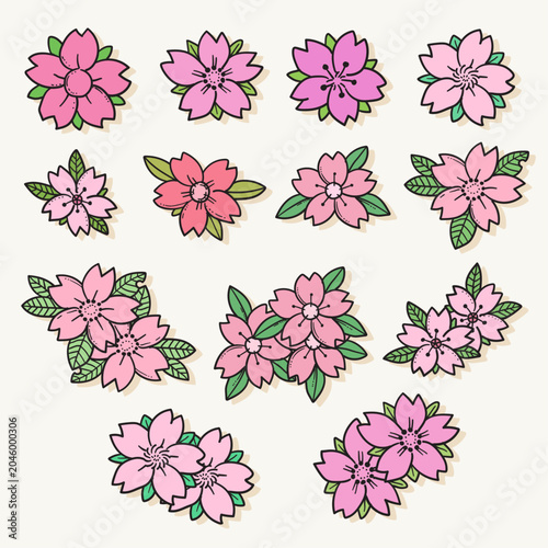 Cherry Blossom Doddle Elements Collection
