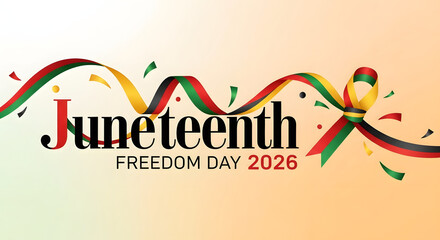 Juneteenth Freedom Day Celebration Design 2026