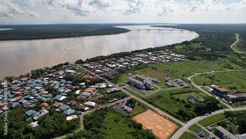 Pusa, Malaysia – May 27, 2026: The Landmark Buildings and Tourist Attractions of the Pusa Town