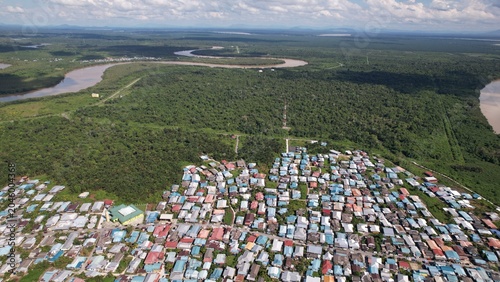Pusa, Malaysia – May 27, 2026: The Landmark Buildings and Tourist Attractions of the Pusa Town