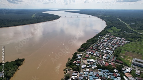 Pusa, Malaysia – May 27, 2026: The Landmark Buildings and Tourist Attractions of the Pusa Town