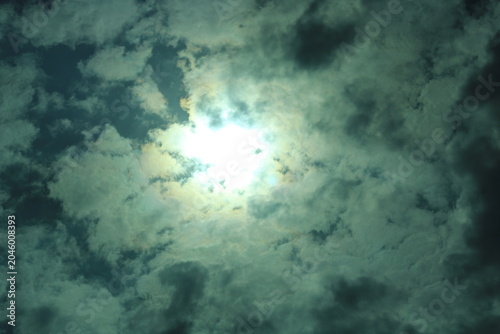 Foto dark sky, clouds, sun, dark,