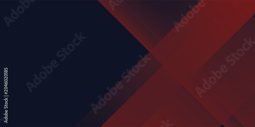Futuristic Modern Corporate Backdrop with Red Transparent Geometric Shapes