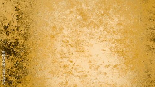 Aged Grunge Gold Texture Rough Patina Dark Background 3D Render