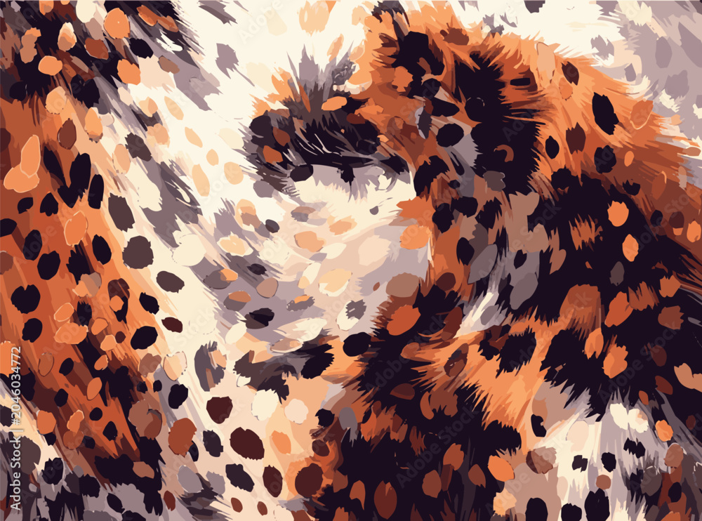 Obraz premium abstract animal skin pattern vector