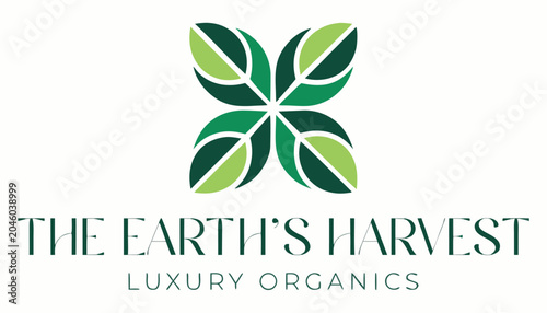 Creative letter H leaf logo vector illustration symbolizing wellness, vitality, and professional business identity.