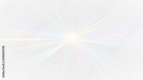 Fotografía Futuristic crystal rainbow png with glowing prism dispersion, lens flare streaks, holographic sparkle effect, transparent background and abstract science design