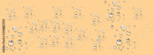 Foto Realistic water drops PNG