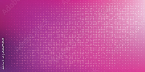 Modern vibrant magenta gradient backdrop with fading circular dot matrix texture